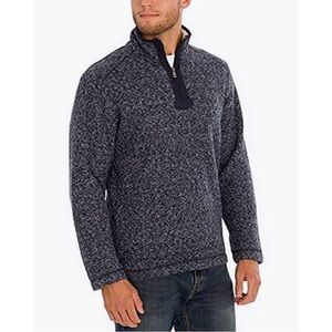 Orvis Men's Heathered Grey Quarter Zip
